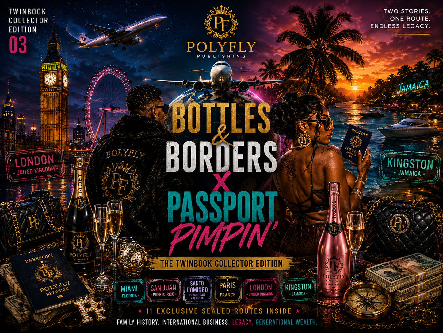 PASSPORT PIMPIN’ TWINBOOK x BOTTLES & BORDERS