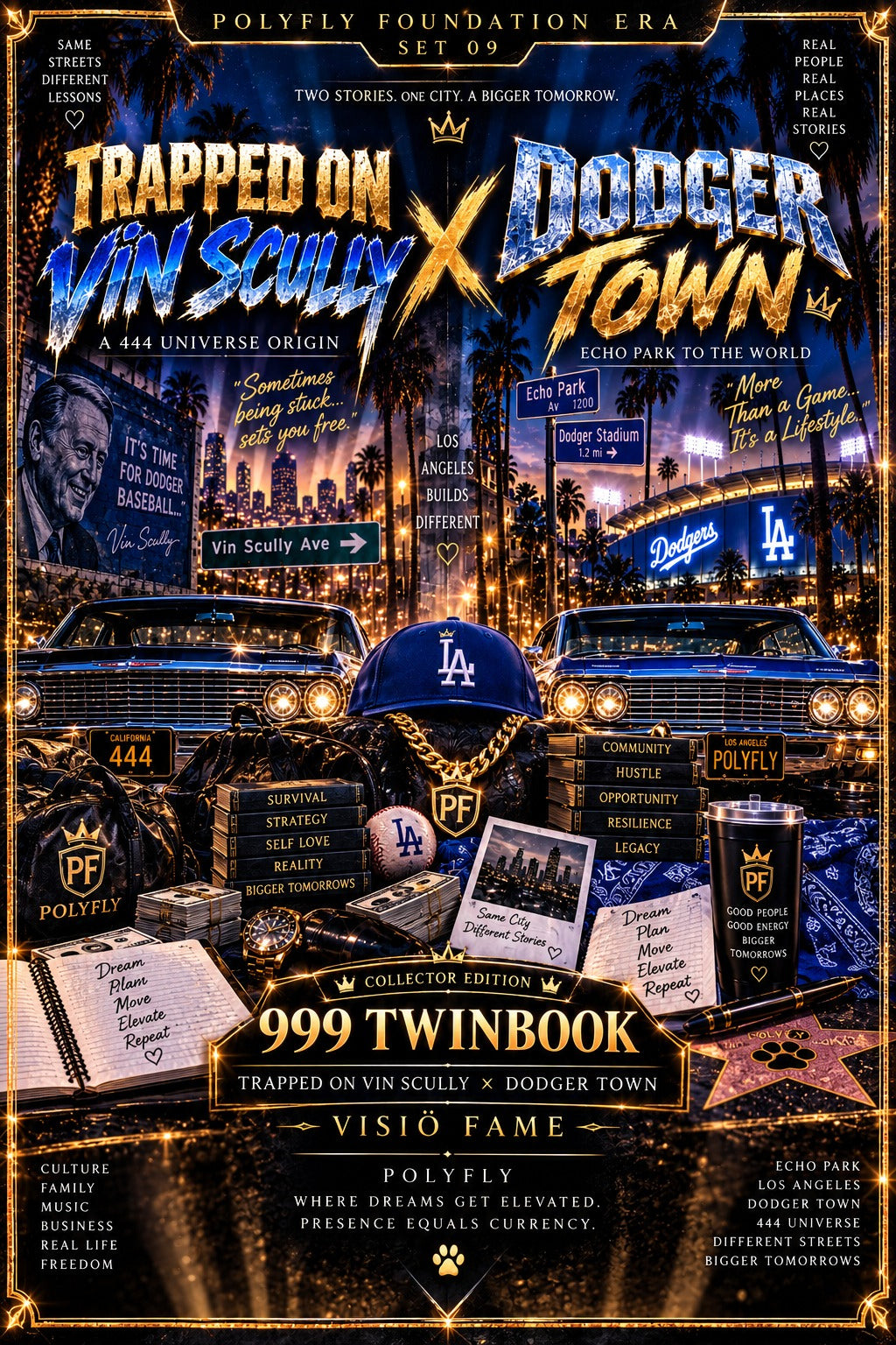 TRAPPED ON VIN SCULLY x DODGER TOWN TWINBOOK