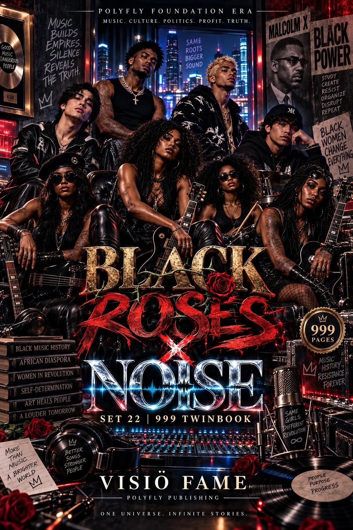 BLACK ROSES x NOISE Twinbook
